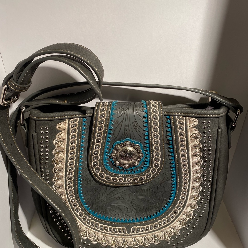 Montana west gray crossbody concealed carry bag